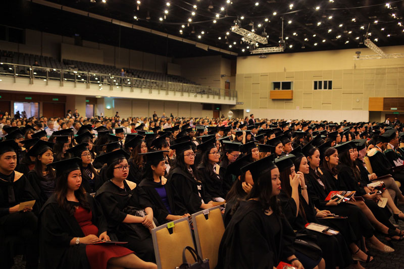 The graduates consist of undergraduate and postgraduate students.