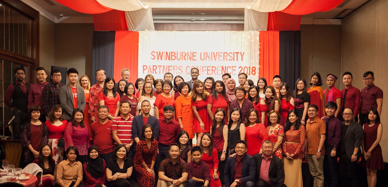 Swinburne’s partners and staff at the appreciation dinner.