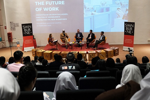 The forum held at the Swinburne Sarawak campus in Kuching attracted over 150 participants. 
