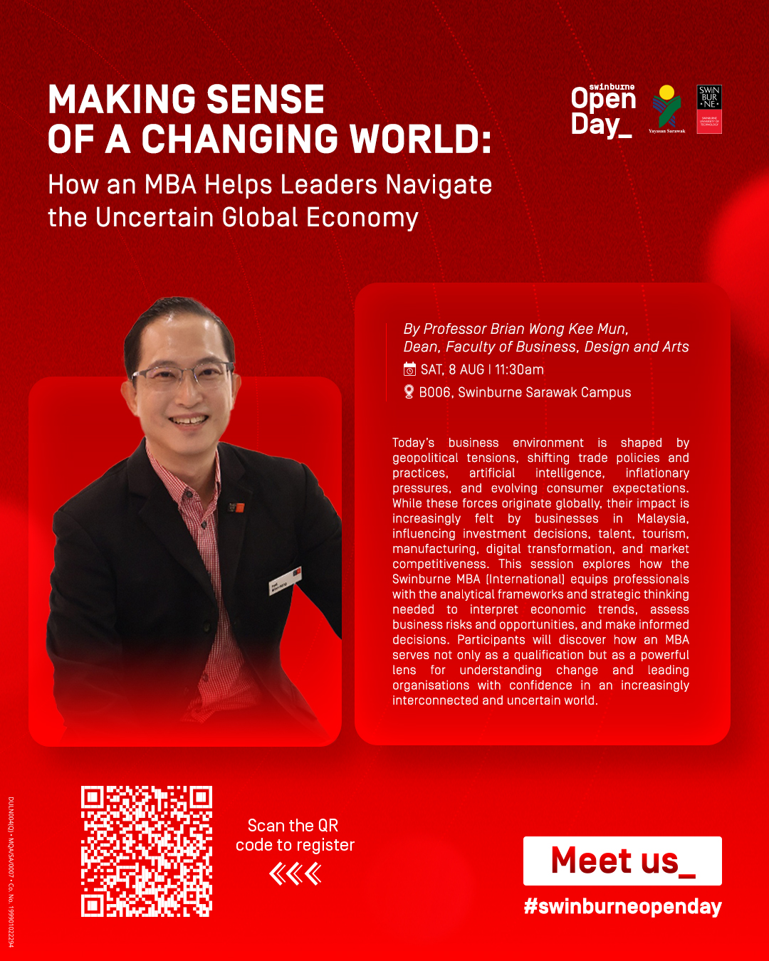 Making Sense of a Changing World talk by Professor Brian Wong Kee Mun