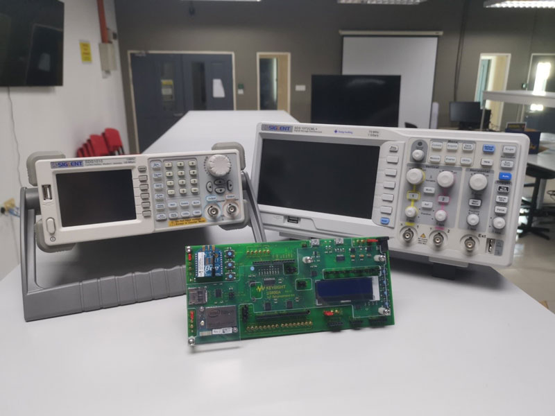 Figure 1: Keysight Technologies in the IoT Lab