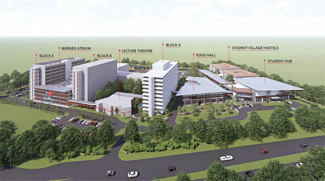 1 An Artist’s Impression Shows How The New Swinburne University Of Technology Sarawak Campus Will Look By 2022 