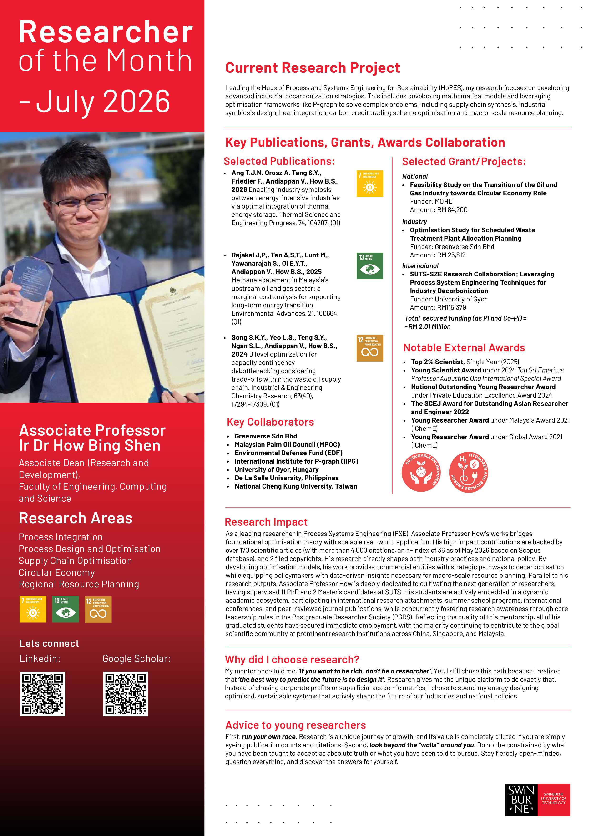Researcher of the Month – July 2026