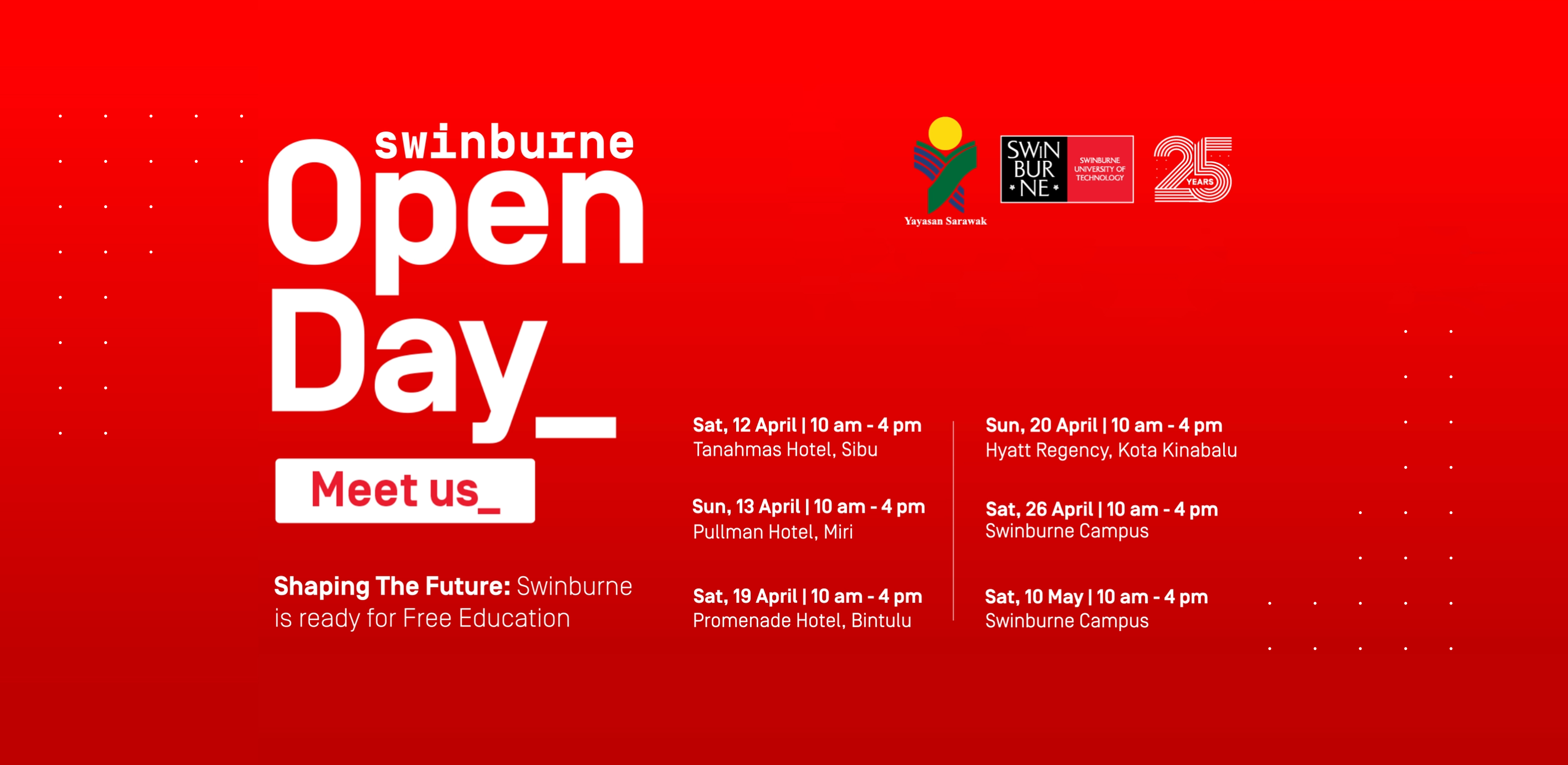 Get the most of your Swinburne Sarawak Open Day visit when you get your key questions on Australian education answered. So come visit us!