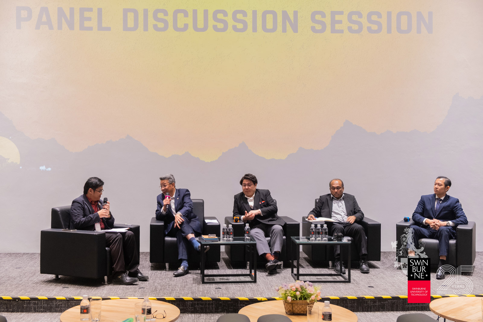 The panel discussion at the event.