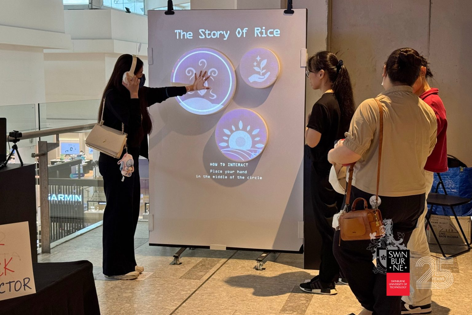 Event like GradX gives students the opportunity to present their work to the public and network with potential employers.