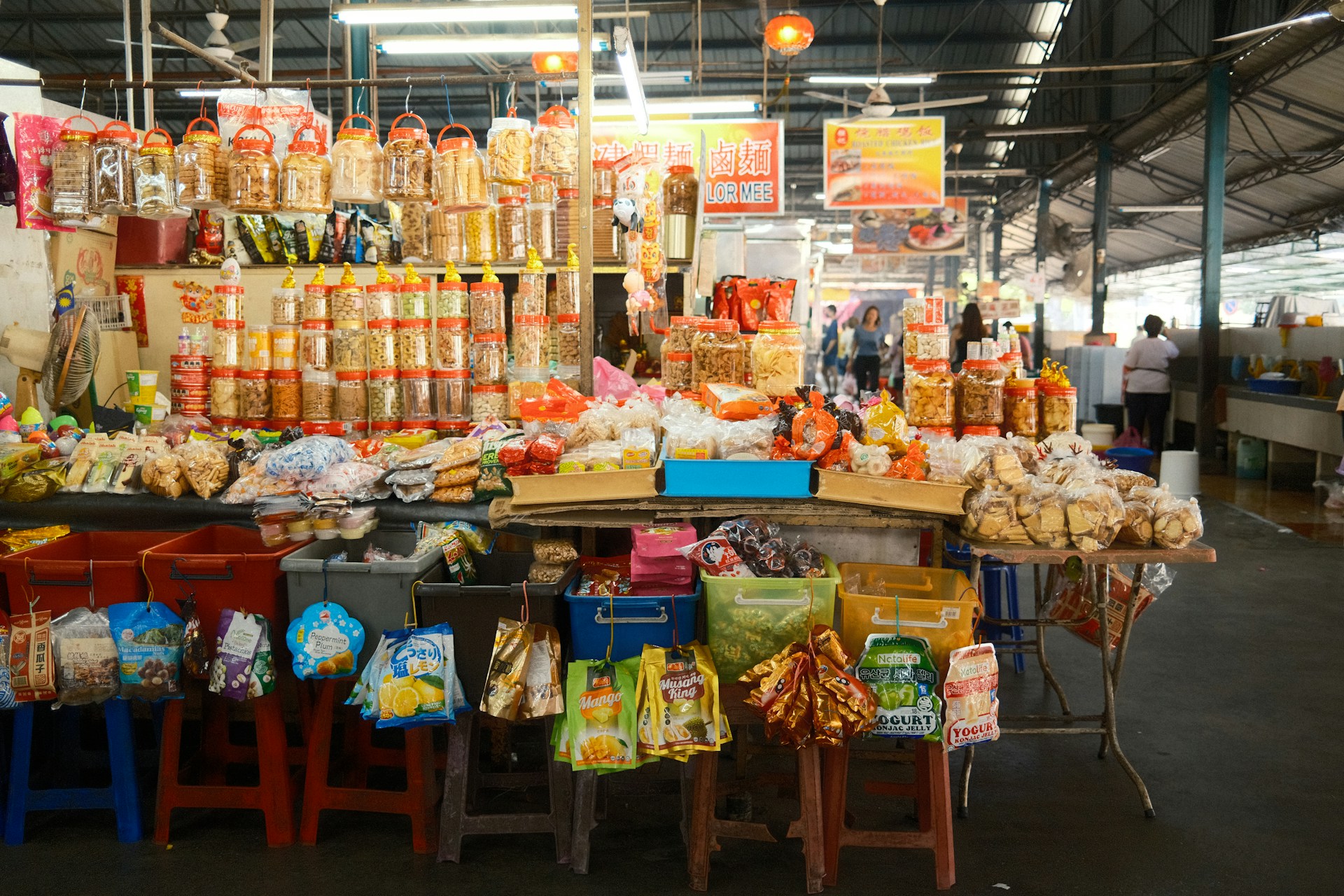 A selection of locally packaged Sarawak heritage food products illustrating how food packaging design can carry cultural stories and identity